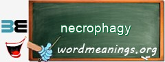 WordMeaning blackboard for necrophagy